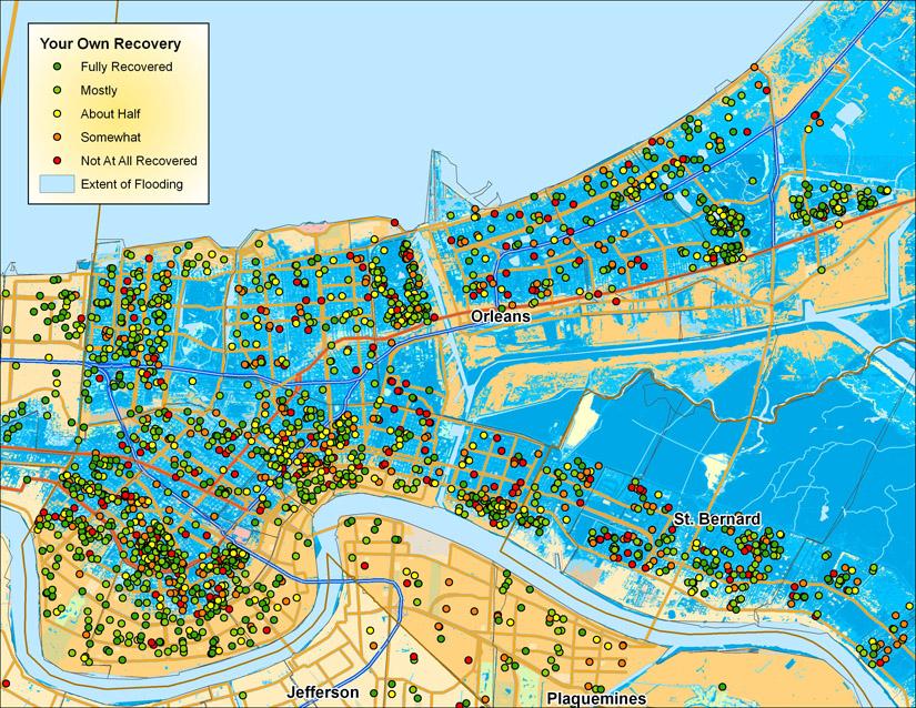 LSU Katrina Survey Map