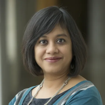 A headshot of Nandita Basu